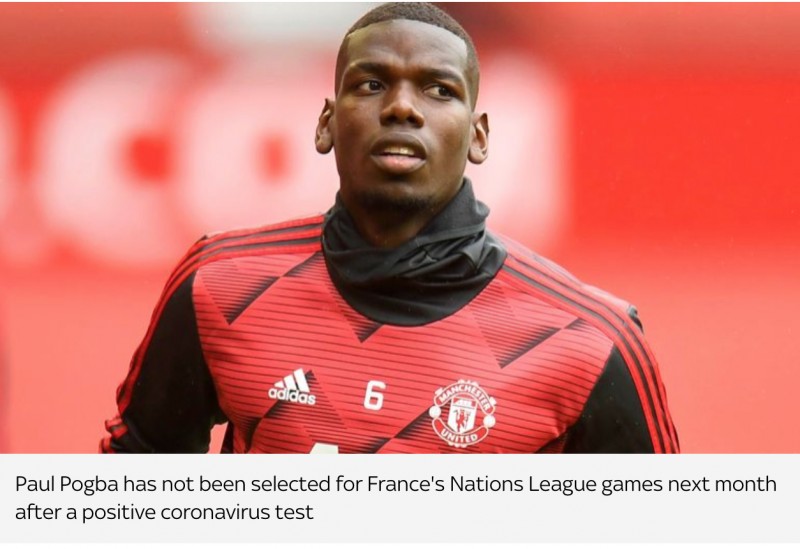 Pogba và 6 sao Chelsea mắc viêm phổi Vũ Hán pogba va 6 sao chelsea mac viem phoi vu han