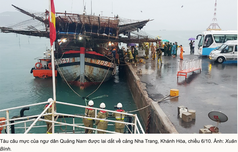 Giải cứu thành công tàu câu mực hỏng máy, sắp chìm cùng 39 thành viên