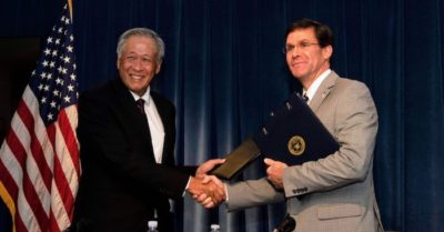 Bộ trưởng Quốc phòng Mỹ – Sing thảo luận trực tuyến về Biển Đông