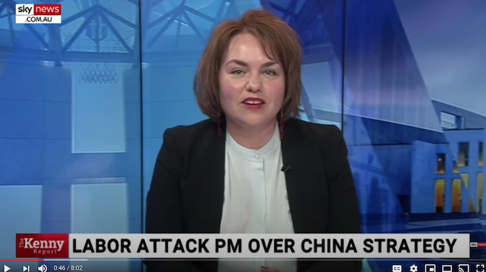 Thượng nghị sỹ Kimberley Kitching, tiểu bang Victoria của Úc (ảnh chụp màn hình video của Sky News trên Youtube). 1200-screen-shot-2020-09-25-at-101030