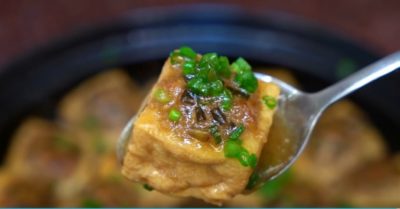 Trời trở lạnh, cả nhà cùng ăn đậu rán nhồi thịt sốt xì dầu