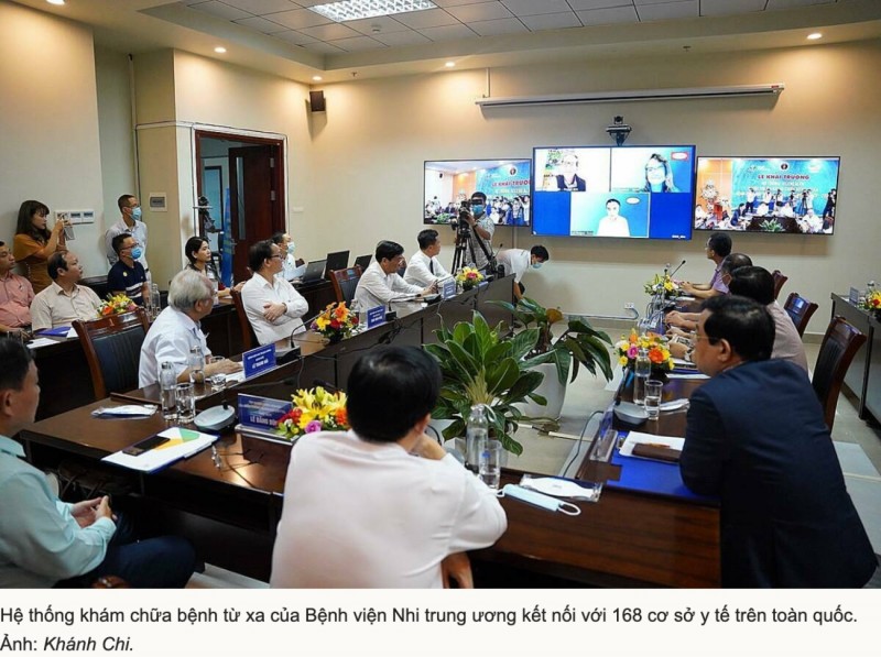 Bệnh viện Nhi Trung ương khai trương hệ thống khám chữa bệnh từ xa