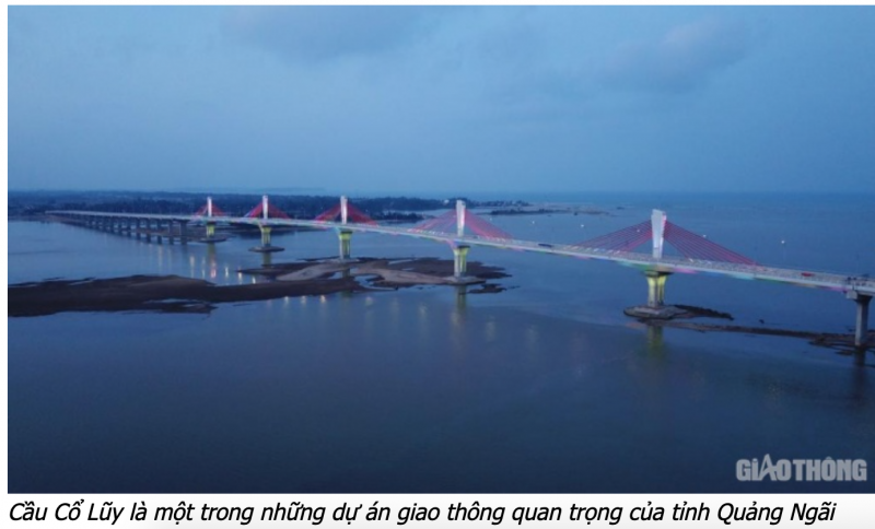 Cầu dây văng hơn 2.000 tỷ bắc qua sông Trà Khúc hoàn thành trước 3 tháng nhưng chưa thể sử dụng Cầu dây văng hơn 2.000 tỷ bắc qua sông Trà Khúc hoàn thành trước 3 tháng nhưng chưa thể sử dụng