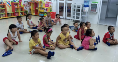 Học mầm non được hưởng chính sách hỗ trợ tối thiểu là 160.000 đồng/tháng