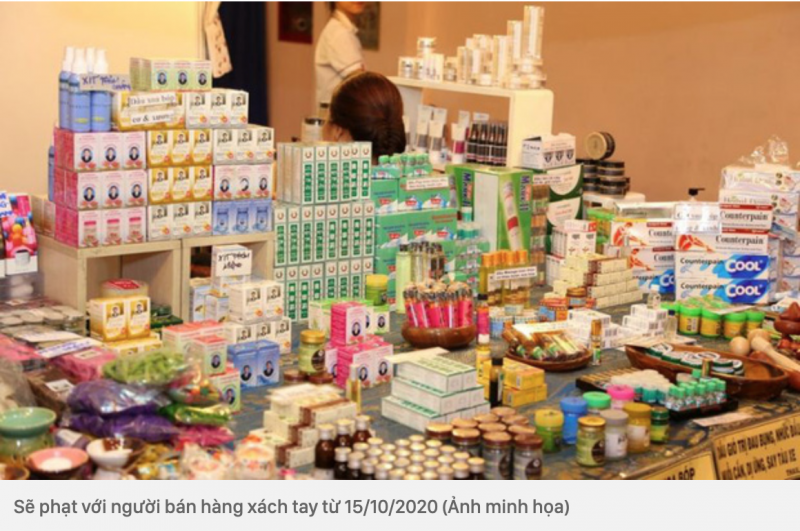 Từ tháng 10/2020, tổ chức bán hàng xách tay không chứng từ bị phạt 200 triệu đồng Từ tháng 10/2020, tổ chức bán hàng xách tay không chứng từ bị phạt 200 triệu đồng