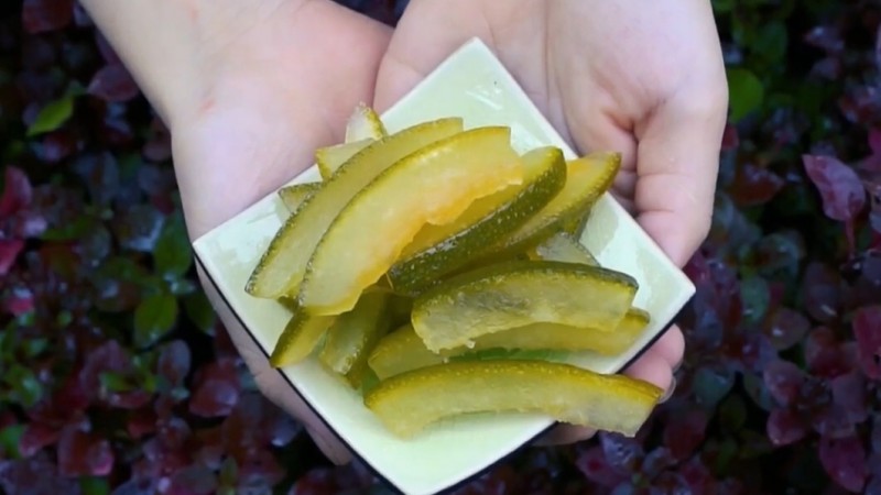 Mứt vỏ bưởi - món ngon nhiều công dụng! Mứt vỏ bưởi món ngon nhiều công dụng!