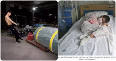 Anh trai 16 tuổi khuân vác thâu đêm kiếm tiền chữa bệnh cho em