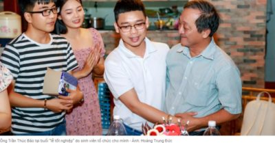 Bác bảo vệ được sinh viên ĐH Quốc gia TP. HCM tổ chức lễ ‘tốt nghiệp ký túc xá’