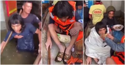 Nhịn đói hơn 10 ngày trong ngôi nhà ngập nước, người đàn ông run rẩy, teo tóp như sắp gục