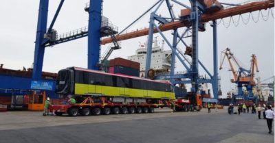 Ngắm đoàn tàu Metro Nhổn – ga Hà Nội cập cảng Hải Phòng