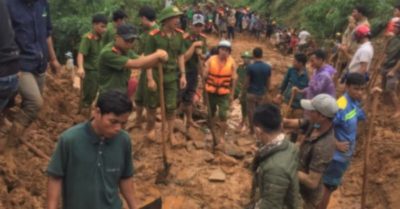 Nghi lở đất ở Quảng Trị vùi lấp 3 người