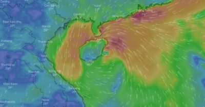 Bão số 7 giật cấp 11, đang tiến vào Thanh Hóa – Nghệ An